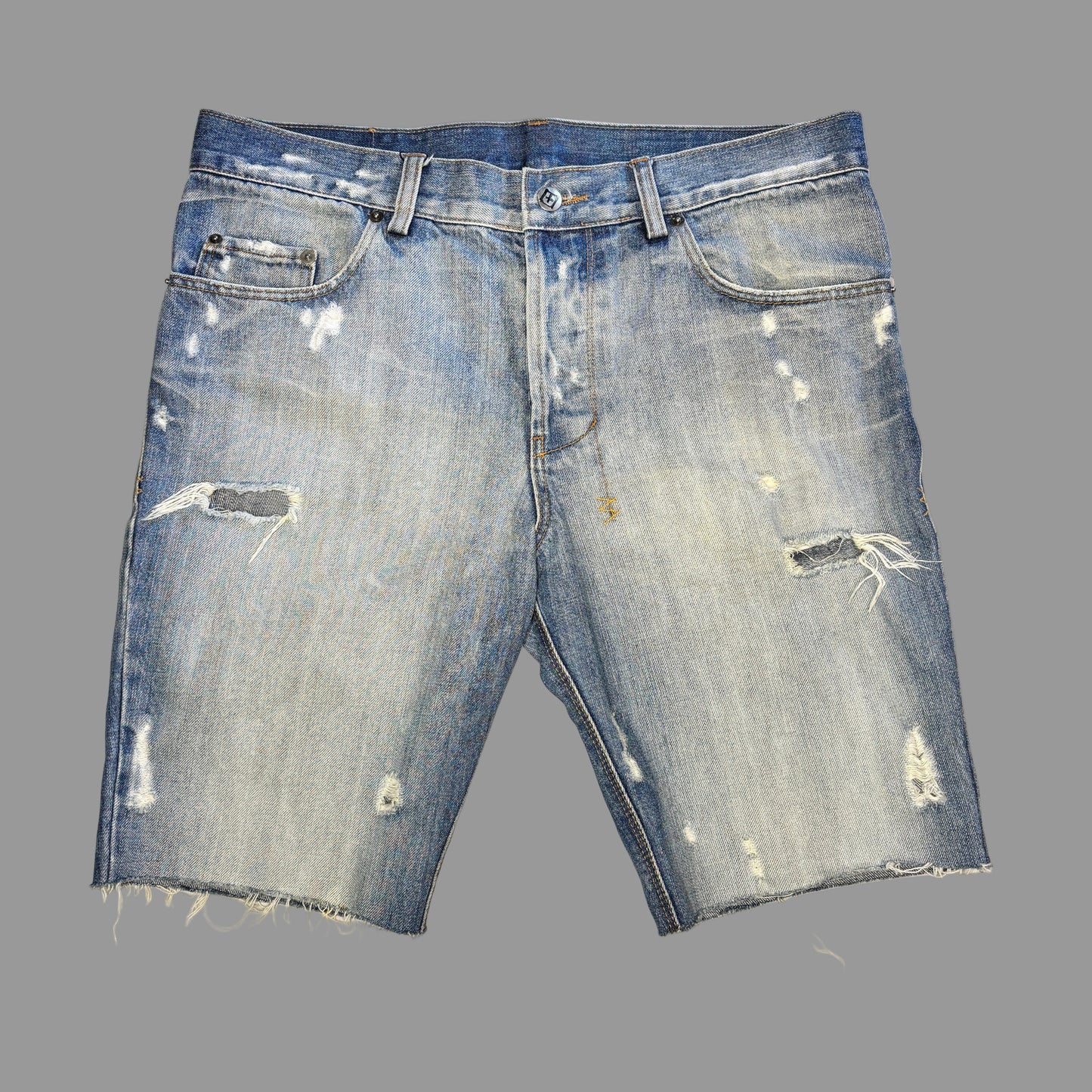 Ksubi Distressed Denim Shorts | W34