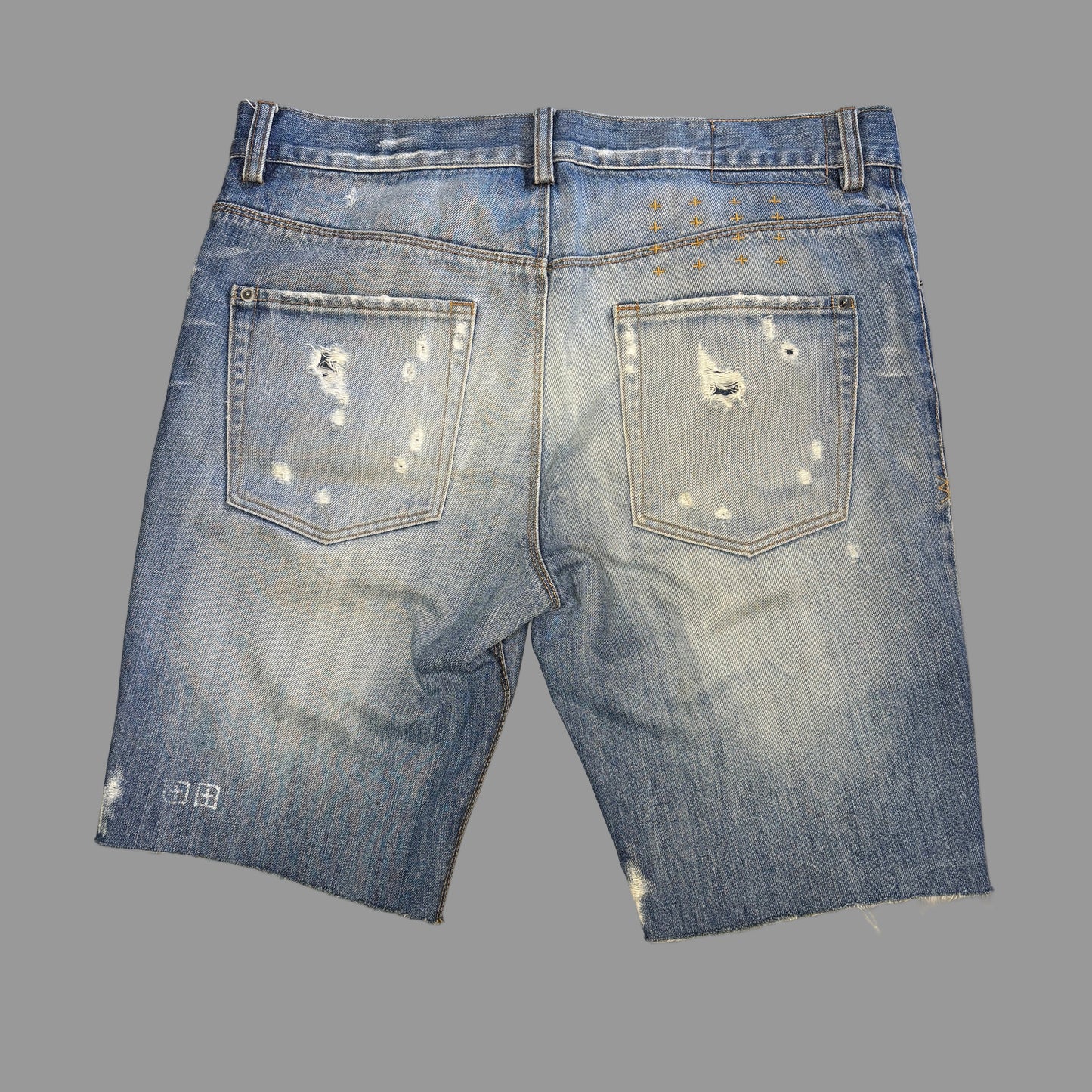 Ksubi Distressed Denim Shorts | W34