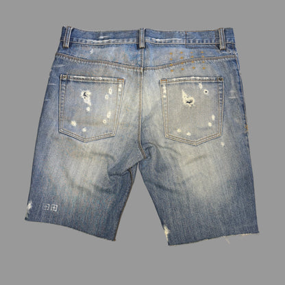 Ksubi Distressed Denim Shorts | W34