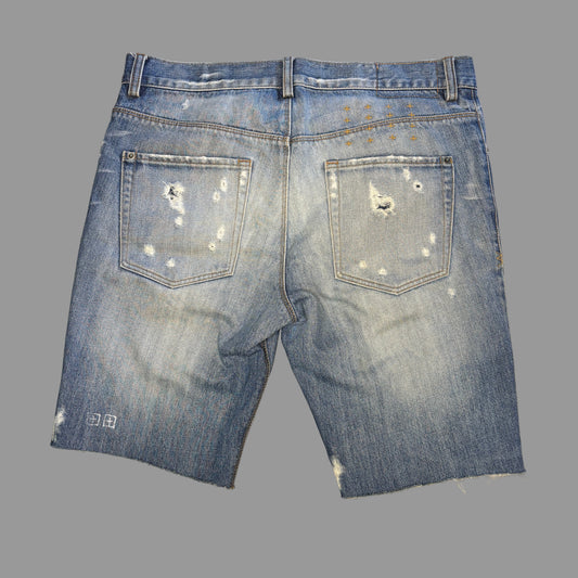 Ksubi Distressed Denim Shorts | W34