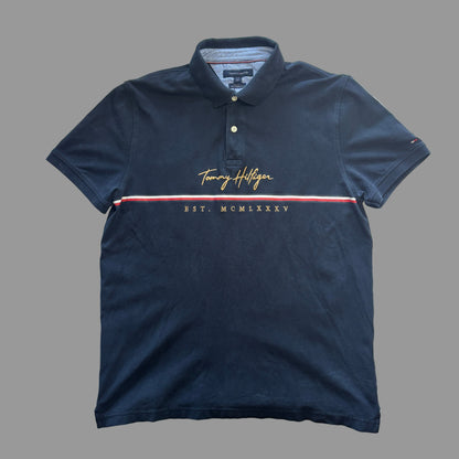 Tommy Hilfiger Mens Embroidered Polo | Large