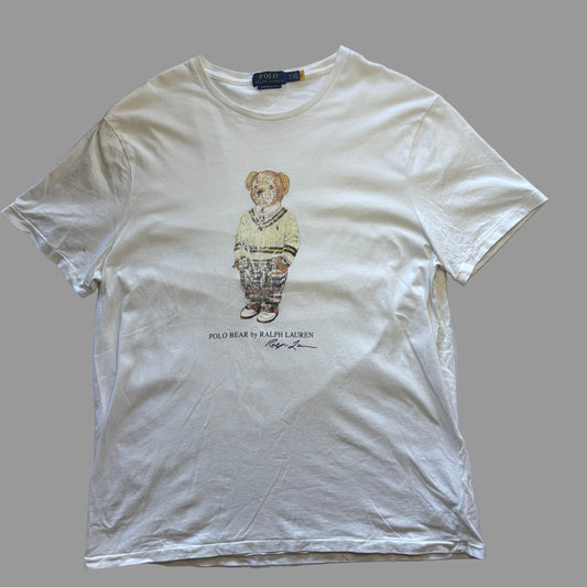 Ralph Lauren Faded Polo Bear T-Shirt | X-Large