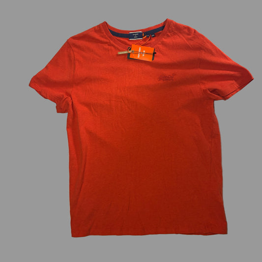 SuperDry Orange Lable Red T-Shirt | XX-Large