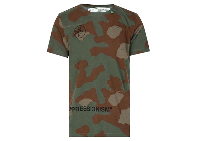 OFF-WHITE Oversized Diag Stencil T-shirt Camo | X-Small
