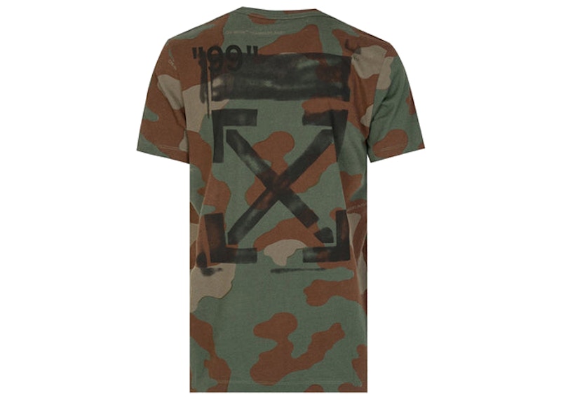 OFF-WHITE Oversized Diag Stencil T-shirt Camo | X-Small